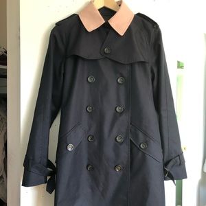 NWT Coach Navy Trench Coat